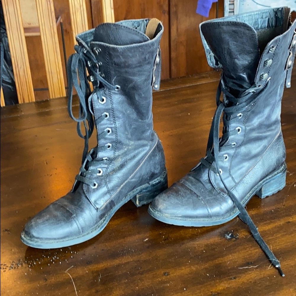 Ladies size 7 Sam Edelman combat boots